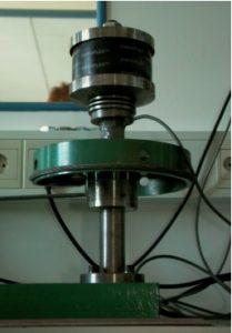 Figure 2: Test rig for determining friction coefficient