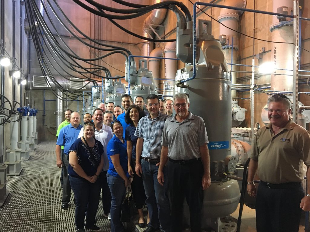 Riles at the SWPA Summer meeting in Charlotte, NC, which included a visit to the Sugar Creek Wastewater Treatment Facility.