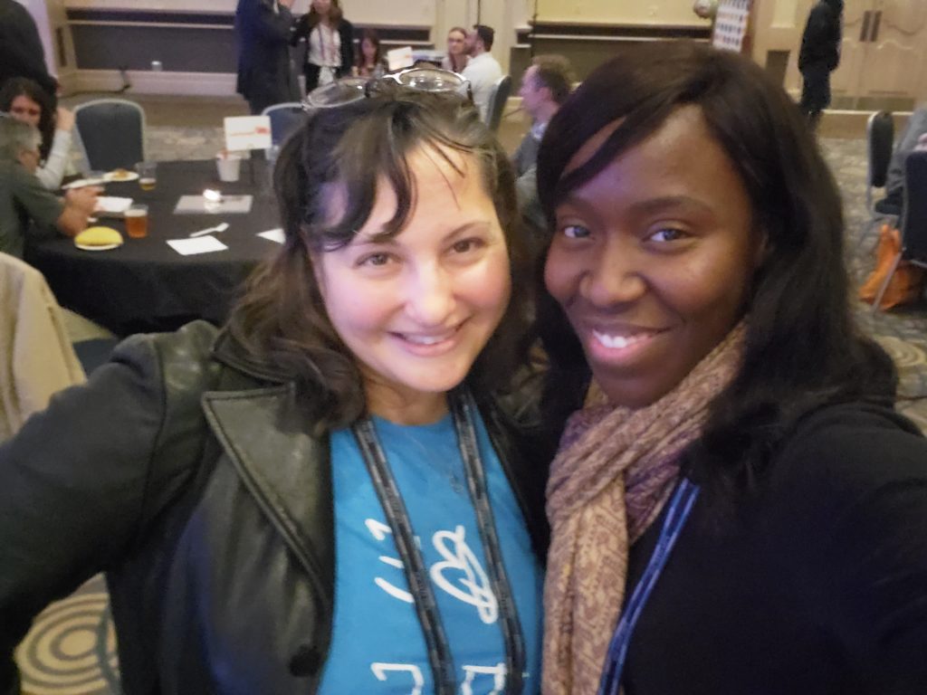 Cieana Detloff with Michelle Bryant at The 2019 Assembly Show
