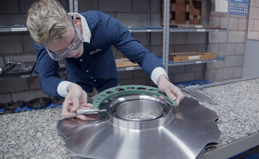 Sulzer Manufacturing new parts can optimize pump