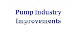 Pump Industry Improvements