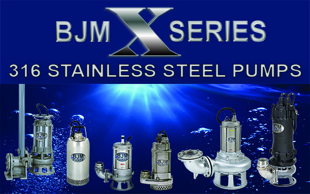Corrosion Resistant 316 Stainless Steel Submersible Pumps from BJM Pumps