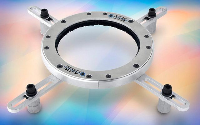 New Universal Mounting Brackets Simplify Installation of AEGIS iPRO and WTG Shaft Grounding Rings on Large Motors, Generators, and Wind Turbines
