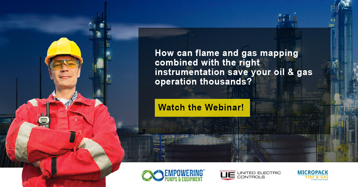 fire and gas mapping oil and gas webinar United Electric Controls MicroPack Fire & Gas Engineering