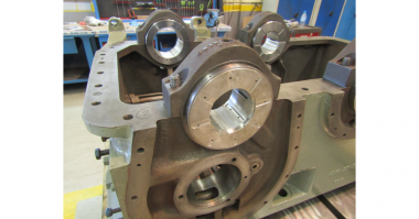 Sulzer New white metal bearings were reverse engineered for an exact fit