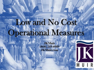 Low and No Cost Measures for Water and Wastewater Treatment Plants [on-demand webinar by jkmuir]