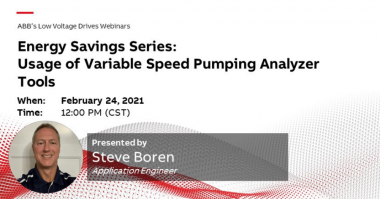 ABB Energy Savings Series Usage of Variable Speed Pumping Analyzer Tools (1)